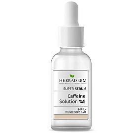 Herbaderm Super Serum Caffeine Solution %5 Göz Çevresi Serumu 30ml - Herbaderm