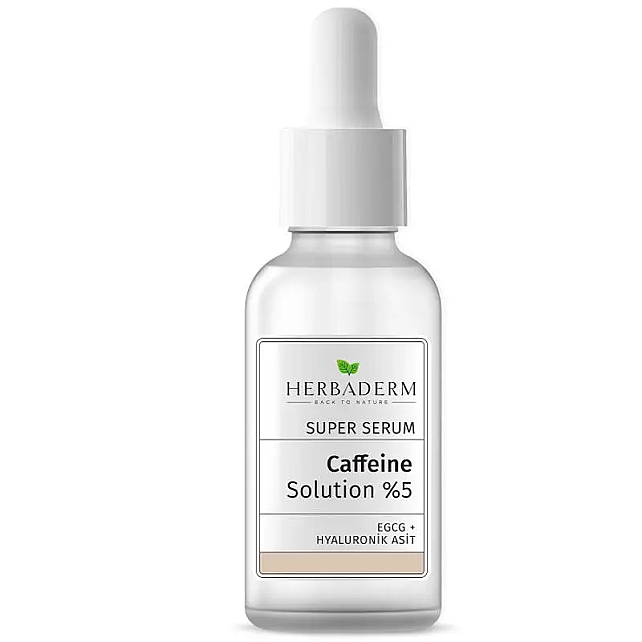 Herbaderm Super Serum Caffeine Solution %5 Göz Çevresi Serumu 30ml - 1
