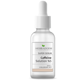 Herbaderm Super Serum Caffeine Solution %5 Göz Çevresi Serumu 30ml - Herbaderm
