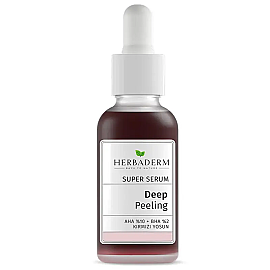 Herbaderm Super Serum Deep Peeling - Aydınlatıcı Yüz Peelingi 30ml - Herbaderm