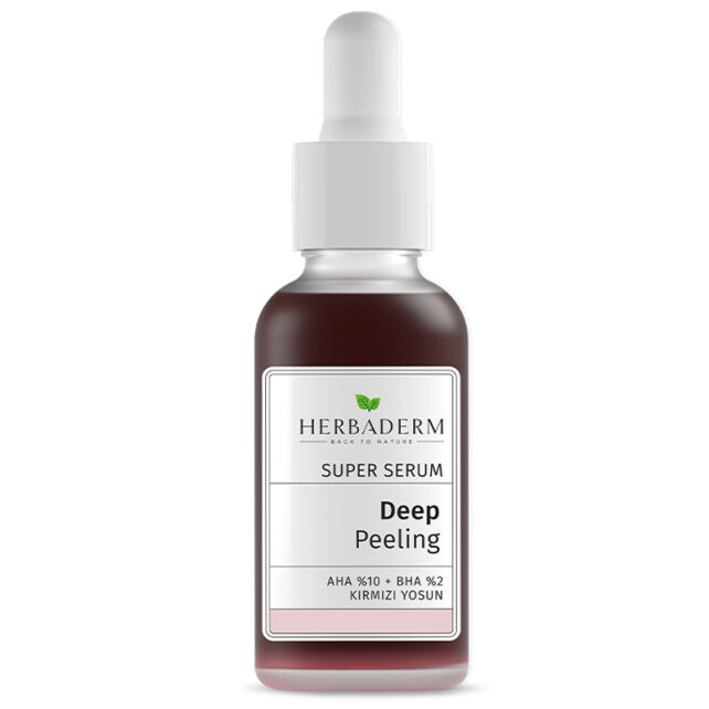 Herbaderm Super Serum Deep Peeling - Aydınlatıcı Yüz Peelingi 30ml - 1