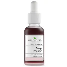 Herbaderm Super Serum Deep Peeling - Aydınlatıcı Yüz Peelingi 30ml - 1