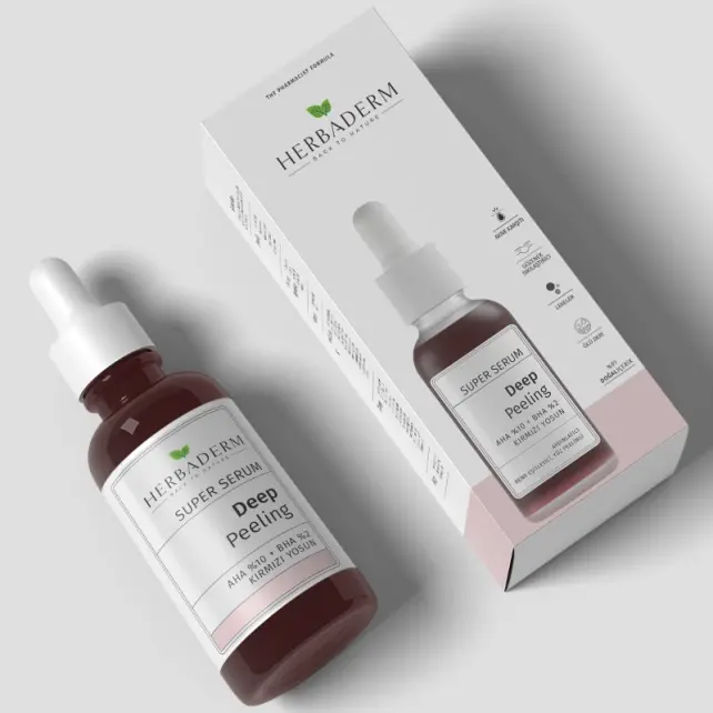 Herbaderm Super Serum Deep Peeling - Aydınlatıcı Yüz Peelingi 30ml - 5