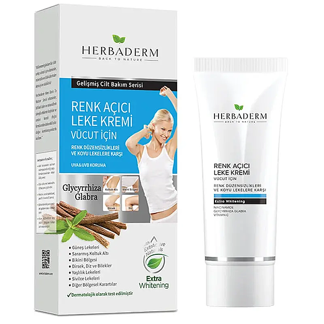 Herbaderm Vücut Beyazlatıcı Krem 60ml - 1