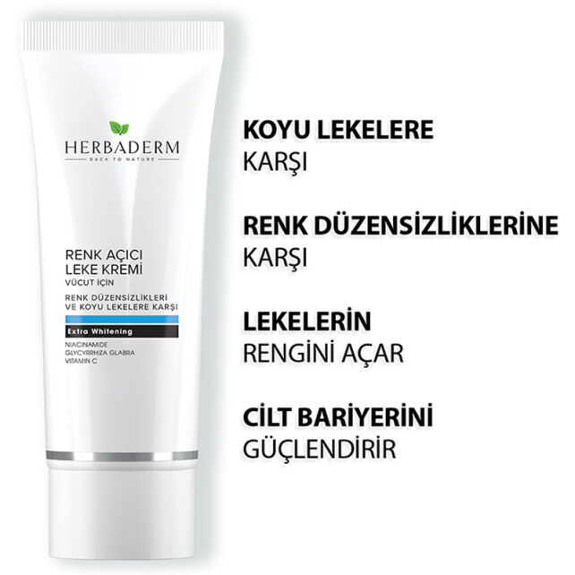 Herbaderm Vücut Beyazlatıcı Krem 60ml - 2