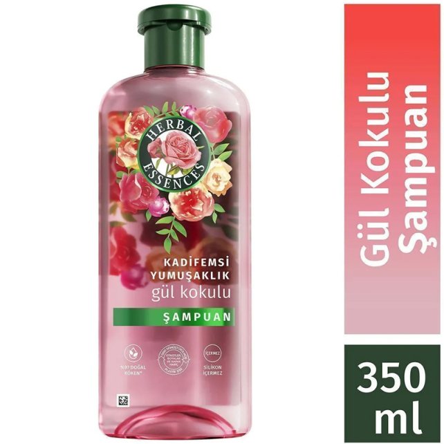 Herbal Essences Kadifemsi Yumuşaklık Gül Kokulu Şampuan 350ml - 2