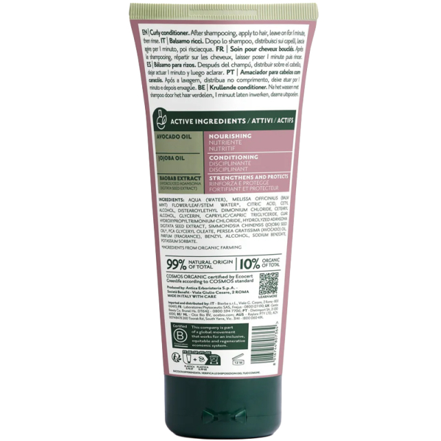 Herbatint Curly Conditioner - Kıvırcık Saç Bakım Kremi 200ml - 2