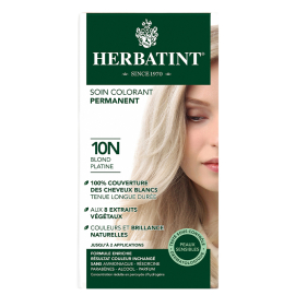 Herbatint Soin Colorant Permanent - Bitkisel İçerikli Saç Boyası No: 10N Platinum Blonde - Herbatint