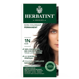 Herbatint Soin Colorant Permanent - Bitkisel İçerikli Saç Boyası No: 1N Black - Herbatint