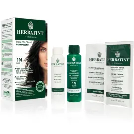Herbatint Soin Colorant Permanent - Bitkisel İçerikli Saç Boyası No: 1N Black - 3