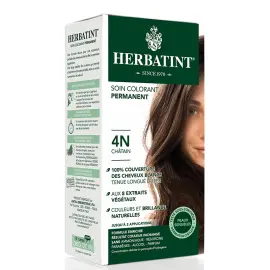 Herbatint Soin Colorant Permanent - Bitkisel İçerikli Saç Boyası No: 4N Chatain - 2