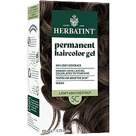 Herbatint Soin Colorant Permanent - Bitkisel İçerikli Saç Boyası No: 5C Light Ash Chestnut - 2