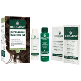 Herbatint Soin Colorant Permanent - Bitkisel İçerikli Saç Boyası No: 5D Light Golden Chestnut - 3