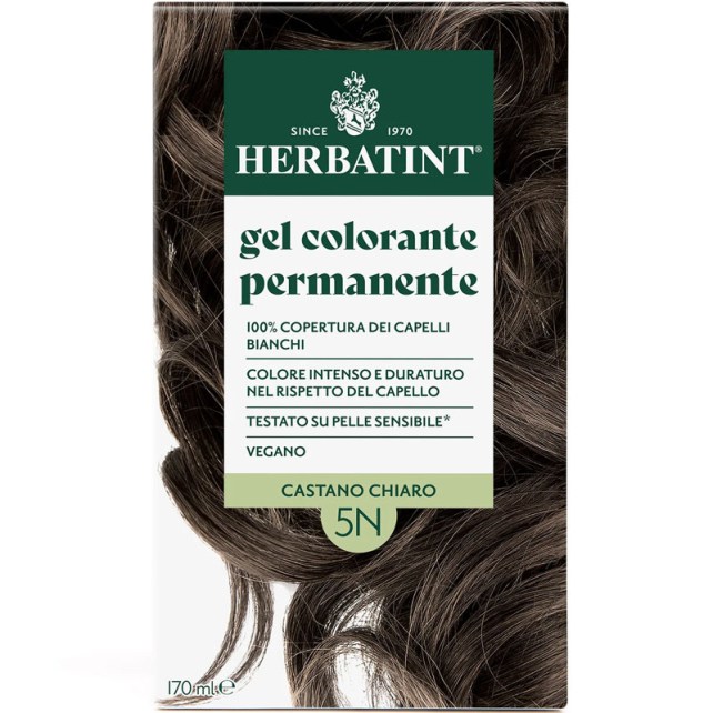 Herbatint Soin Colorant Permanent - Bitkisel İçerikli Saç Boyası No: 5N Light Chestnut - 1