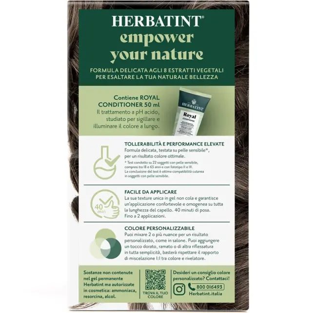 Herbatint Soin Colorant Permanent - Bitkisel İçerikli Saç Boyası No: 5N Light Chestnut - 5
