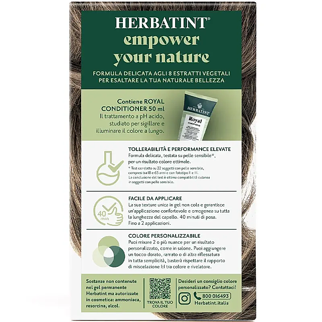 Herbatint Soin Colorant Permanent - Bitkisel İçerikli Saç Boyası No: 6N Dark Blonde - 5