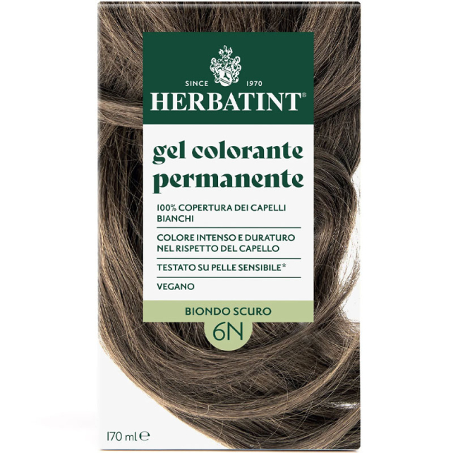 Herbatint Soin Colorant Permanent - Bitkisel İçerikli Saç Boyası No: 6N Dark Blonde - 1