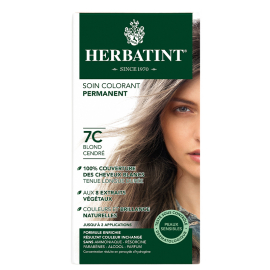 Herbatint Soin Colorant Permanent - Bitkisel İçerikli Saç Boyası No: 7C Ash Blonde - Herbatint