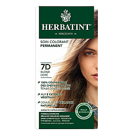 Herbatint Soin Colorant Permanent - Bitkisel İçerikli Saç Boyası No: 7D Golden Blonde - Herbatint