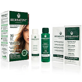 Herbatint Soin Colorant Permanent - Bitkisel İçerikli Saç Boyası No: 7D Golden Blonde - 3