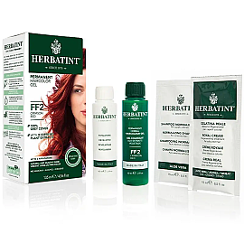 Herbatint Soin Colorant Permanent - Bitkisel İçerikli Saç Boyası No: FF2 Crimson Red - 2