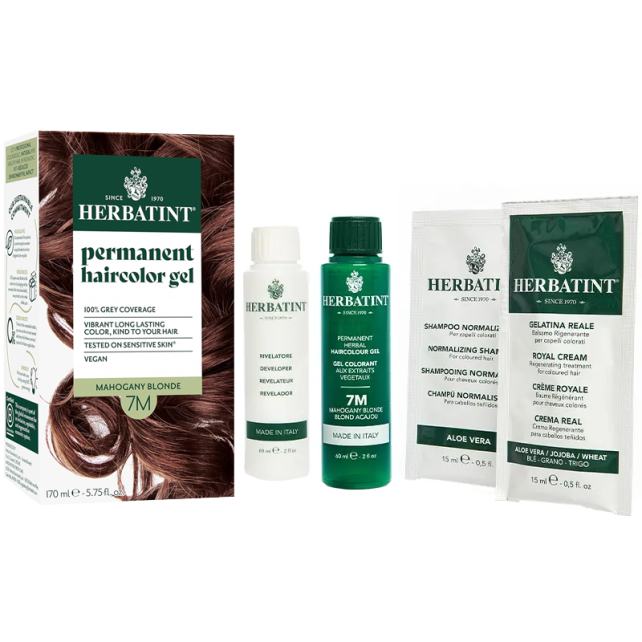 Herbatint Soin Colorant Permanent - Saç Boyası No: 7M Mahogany Blonde - 3