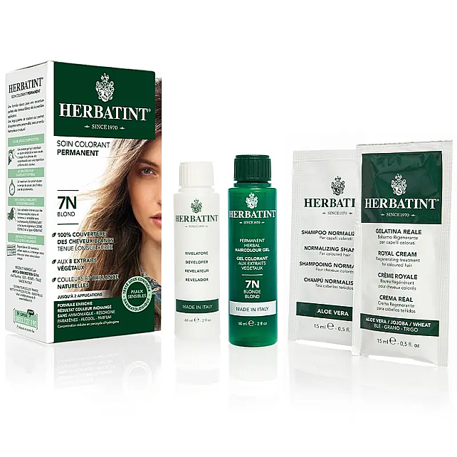 Herbatint Soin Colorant Permanent - Saç Boyası No: 7N Blonde - 3