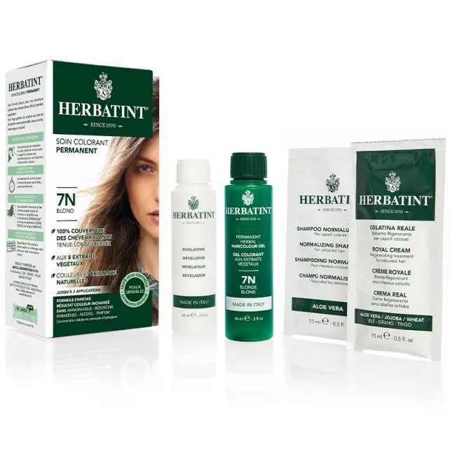 Herbatint Soin Colorant Permanent -Saç Boyası No: 7N Blonde - 3