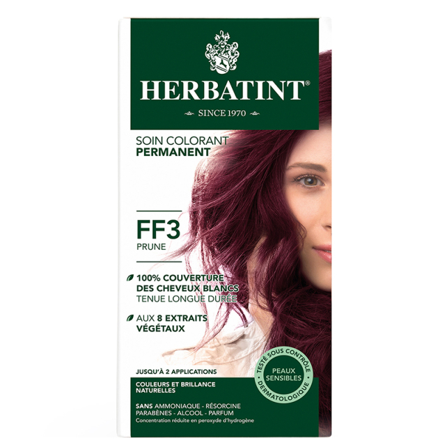 Herbatint Soin Colorant Permanent - Saç Boyası No: FF3 Plum - 1