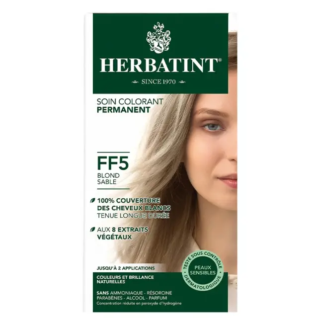 Herbatint Soin Colorant Permanent - Saç Boyası No: FF5 Blonde Sable - 1