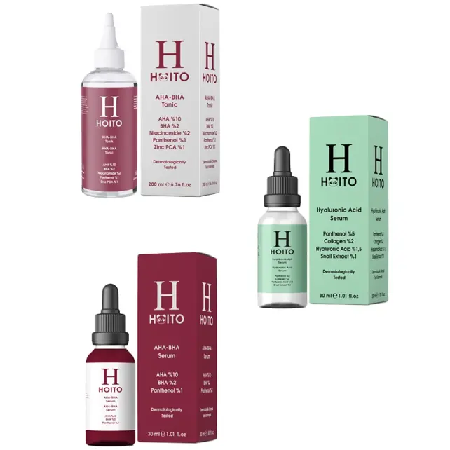 Hoito AHA-BHA Yüz Temizleme Seti 3'lü - 1