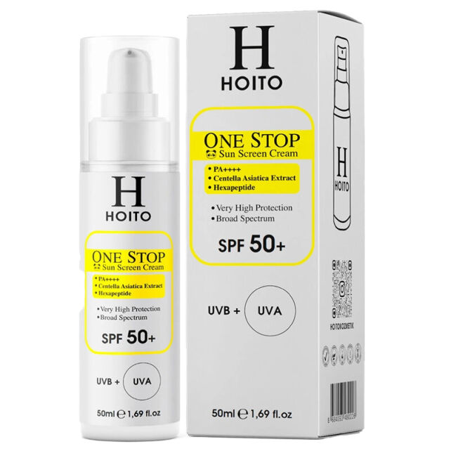 Hoito One Stop Sun Screen Cream SPF 50+ Güneş Kremi 50ml - 1