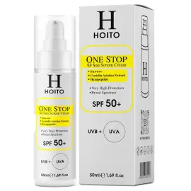 Hoito One Stop Sun Screen Cream SPF 50+ Güneş Kremi 50ml - Hoito