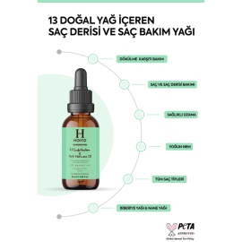 Hoito Superfood Anti Hairloos Oil - Saç Dökülmesine Karşı Bakım Yağı 50ml - 3