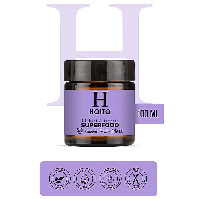Hoito Superfood Leave - In Hair Mask - Saç Bakım Maskesi 100ml - 2