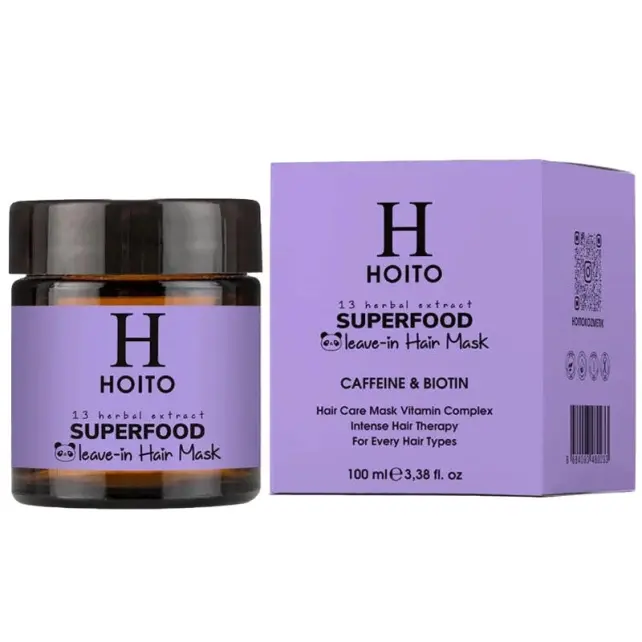 Hoito Superfood Leave-In Hair Mask - Saç Bakım Maskesi 100ml - 1