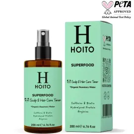 Hoito Superfood Scalp Hair Care Toner Organic Rosemary Water - Biberiye Suyu 200ml - 2