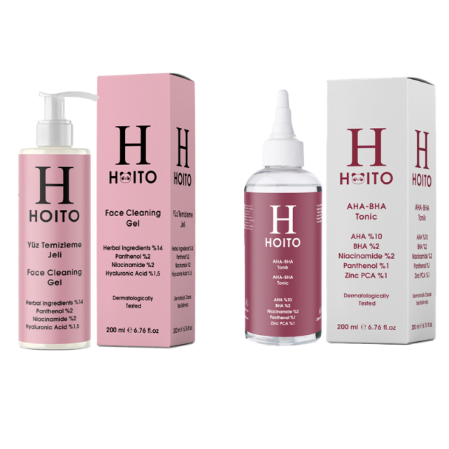 Hoito Temizleme Jeli ve Tonik Bakım Seti 2'li - 1