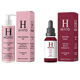 Hoito Yüz Temizleme AHA - BHA Bakım Seti - Hoito