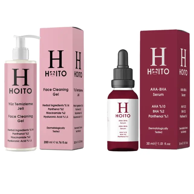 Hoito Yüz Temizleme AHA-BHA Bakım Seti - 1