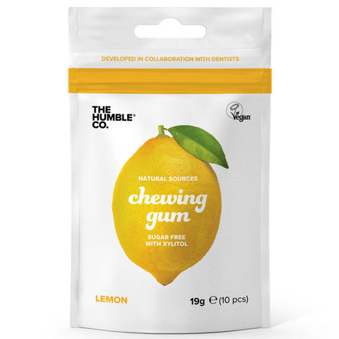 Humble Brush Chewing Gum All Natural %100 Doğal Şekersiz Sakız - Lemon Humble Brush Chewing Gum All Natural %100 Doğal Şekersiz Sakız - Lemon