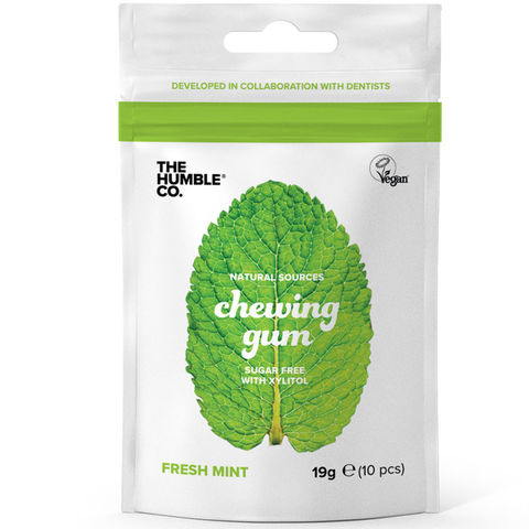 Humble Brush Chewing Gum All Natural %100 Doğal Şekersiz Sakız - Mint Humble Brush Chewing Gum All Natural %100 Doğal Şekersiz Sakız - Mint
