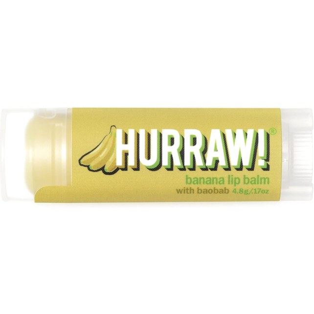 Hurraw Baobab Banana Lip Balm - Nemlendirici Dudak Kremi 4.8g - 2