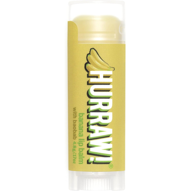 Hurraw Baobab Banana Lip Balm - Nemlendirici Dudak Kremi 4.8g - 1