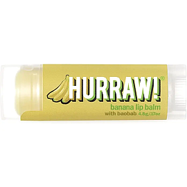 Hurraw Baobab Banana Lip Balm - Nemlendirici Dudak Kremi 4.8g - 2