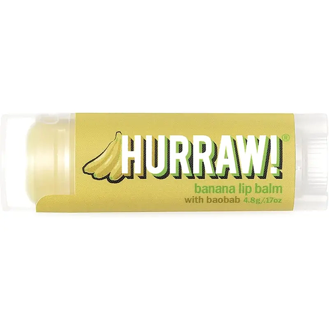 Hurraw Baobab Banana Lip Balm - Nemlendirici Dudak Kremi 4.8g - 2