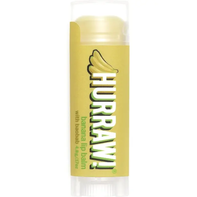 Hurraw Baobab Banana Lip Balm - Nemlendirici Dudak Kremi 4.8g - 1