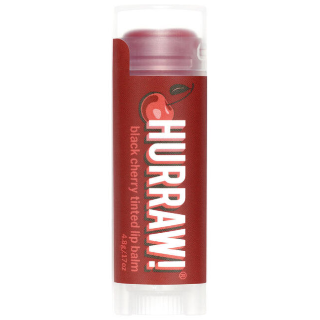Hurraw Black Cherry Tinted Lip Balm - Renkli Dudak Kremi 4.8g - 1