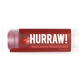 Hurraw Black Cherry Tinted Lip Balm - Renkli Dudak Kremi 4.8g - 2