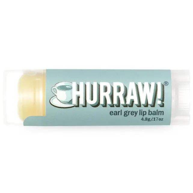 Hurraw Earl Grey Lip Balm - Nemlendirici Dudak Kremi 4.8g - 2